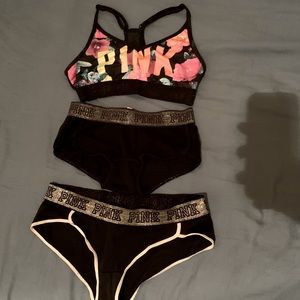 Pink Bra and panties